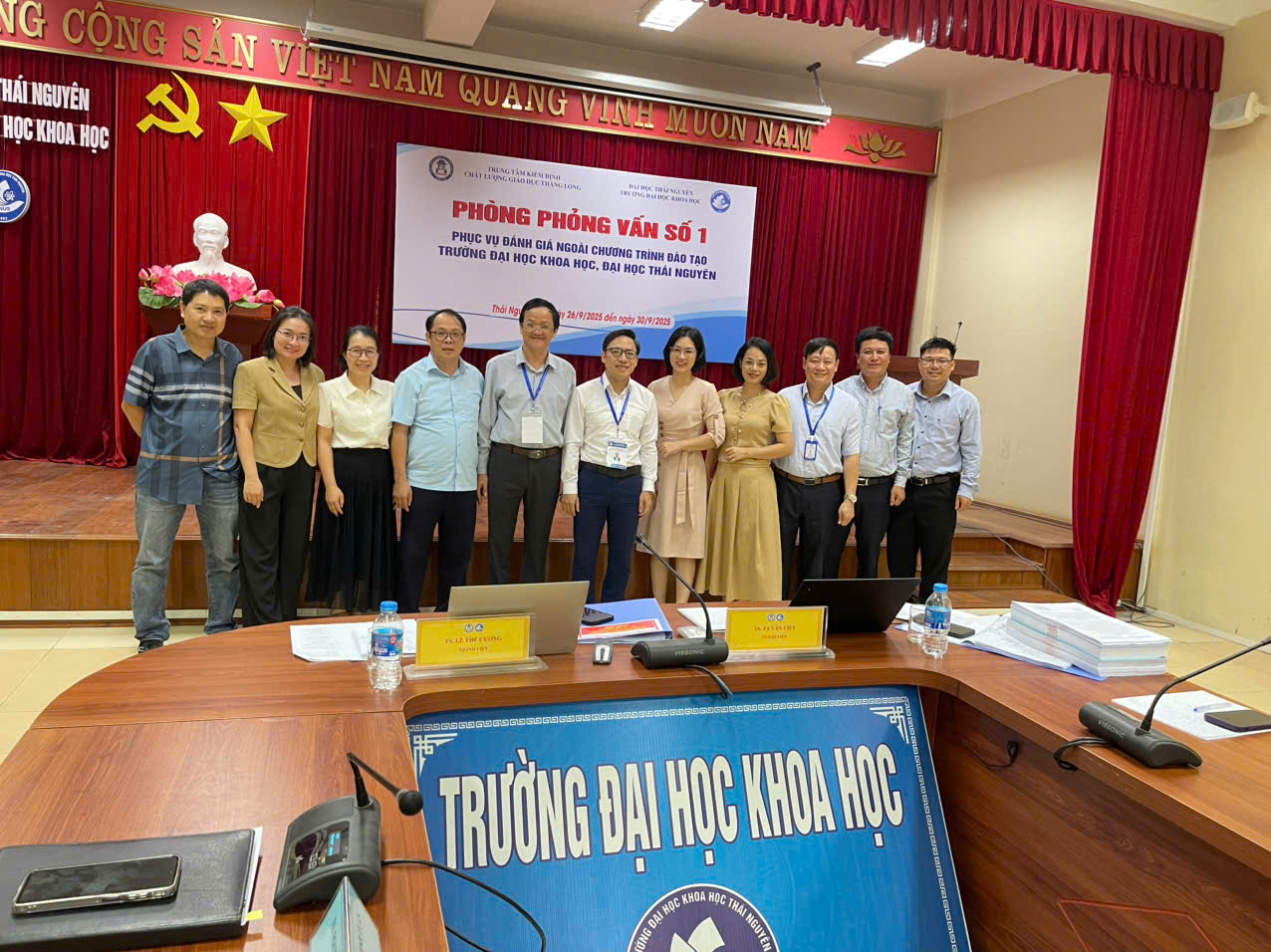 Khoa Khoa học Xã hội & Nhân văn – TNUS hoàn thành khảo sát chính thức đánh giá ngoài hai chương trình đào tạo Thạc sĩ