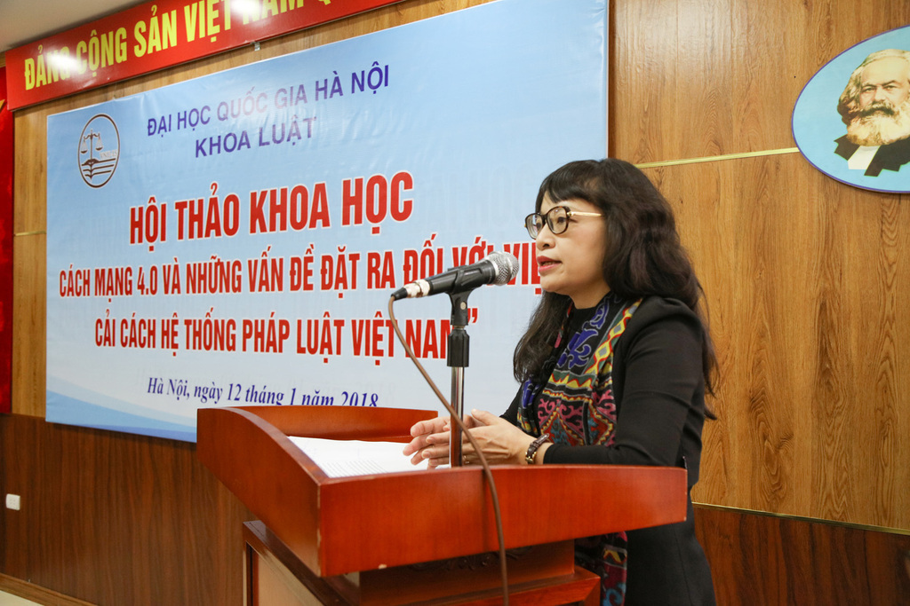 Hội thảo cách  mạng 4.0 và những vấn đề đặt ra đối với việc cải cách hệ thống pháp luật Việt Nam